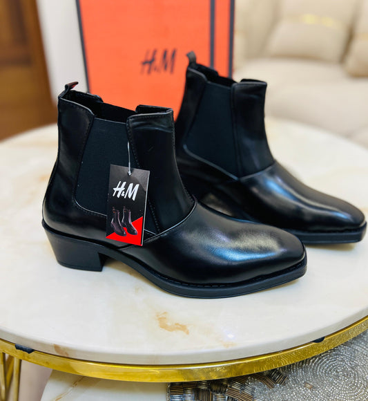 H&m cuban heel chelsea boots