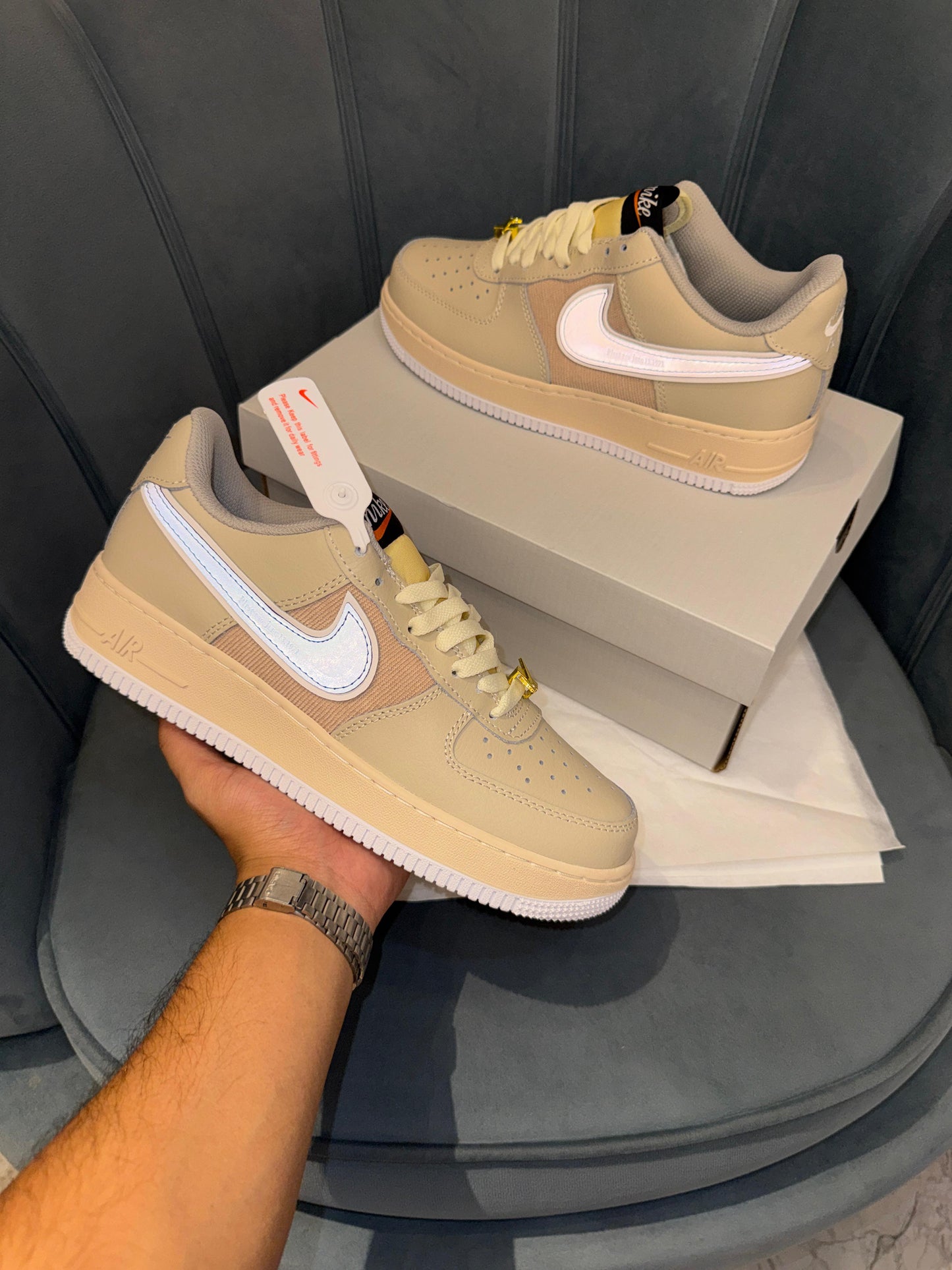 Nike airforce 1 low sand drift beige cream