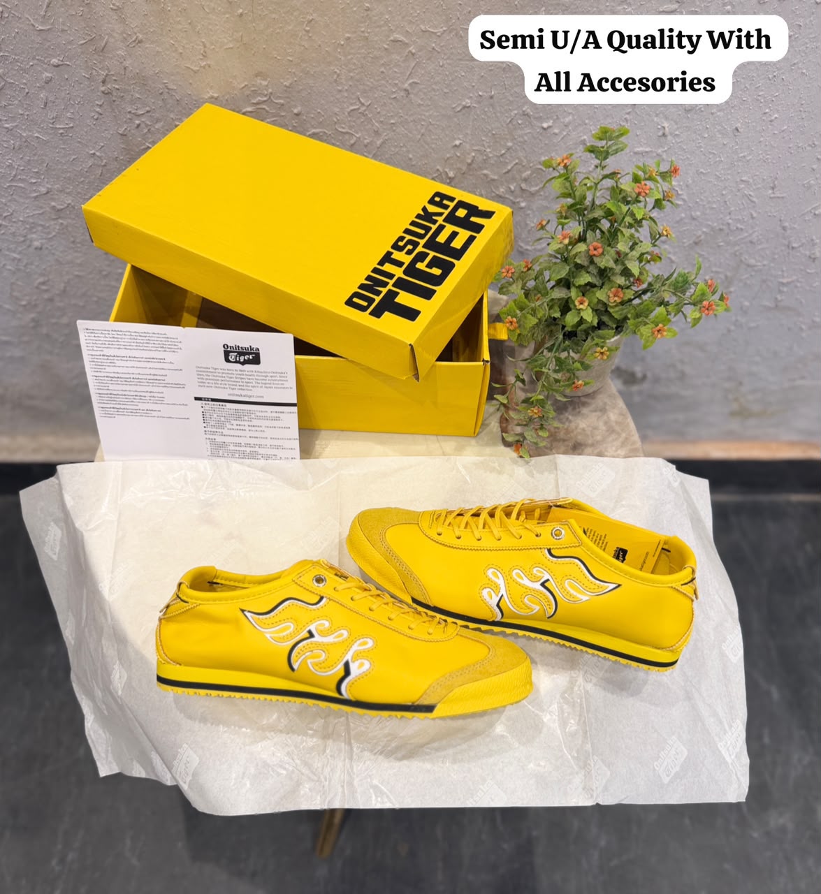 Onitsuka tiger sd fire yellow