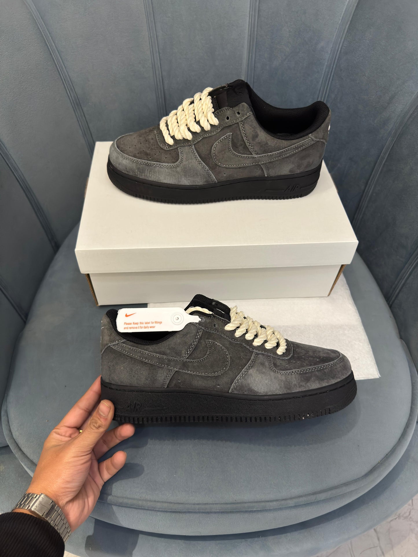Nike airforce charcoal grey bigbang