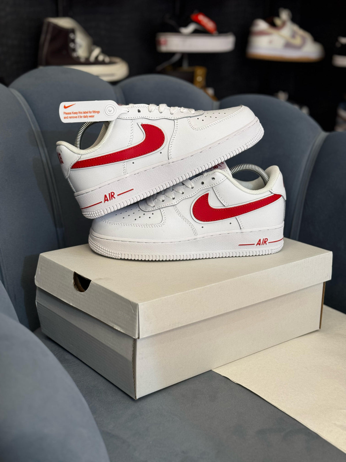 Nike airforce 1 gym red