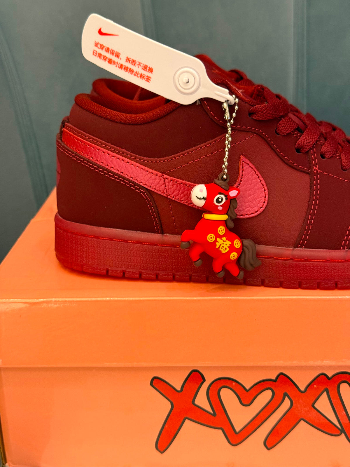 Nike air jordans low valentines year of the horse