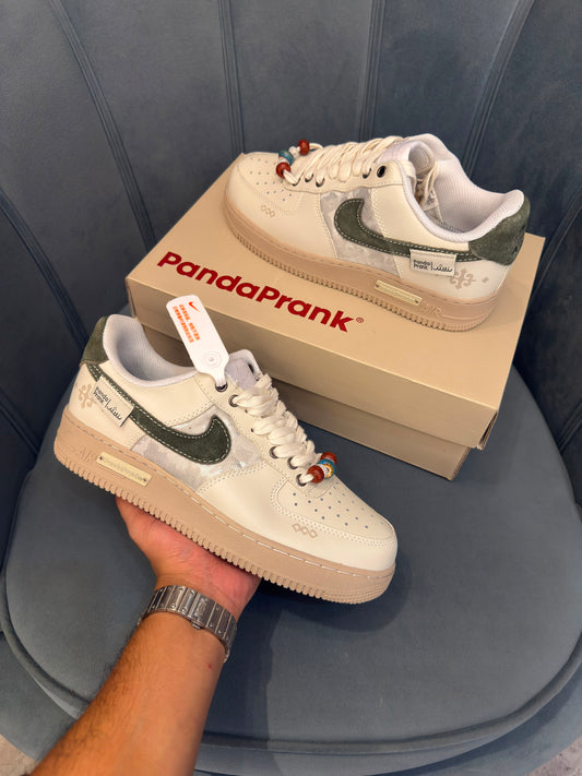Nike airforce one panda prank green white