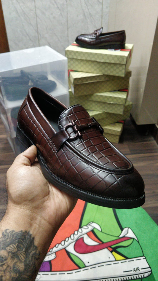 Gucci formal shoes tan brown