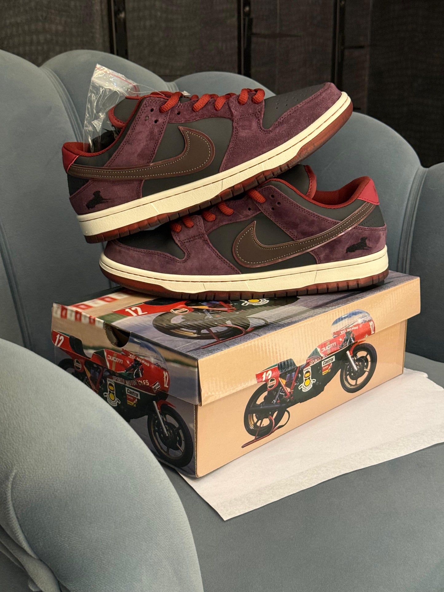 Nike sb dunk x riot skate shop