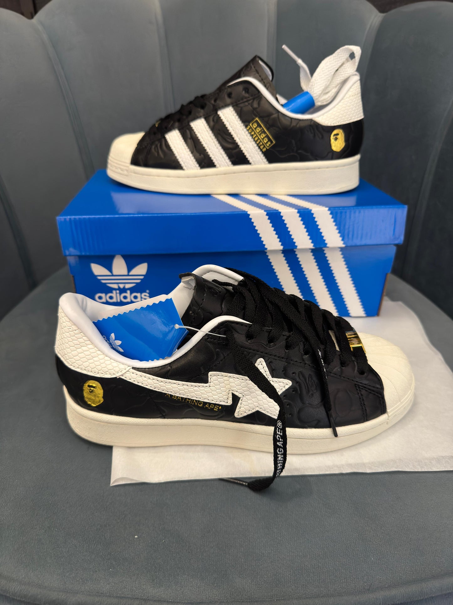 Adidas superstar x bape