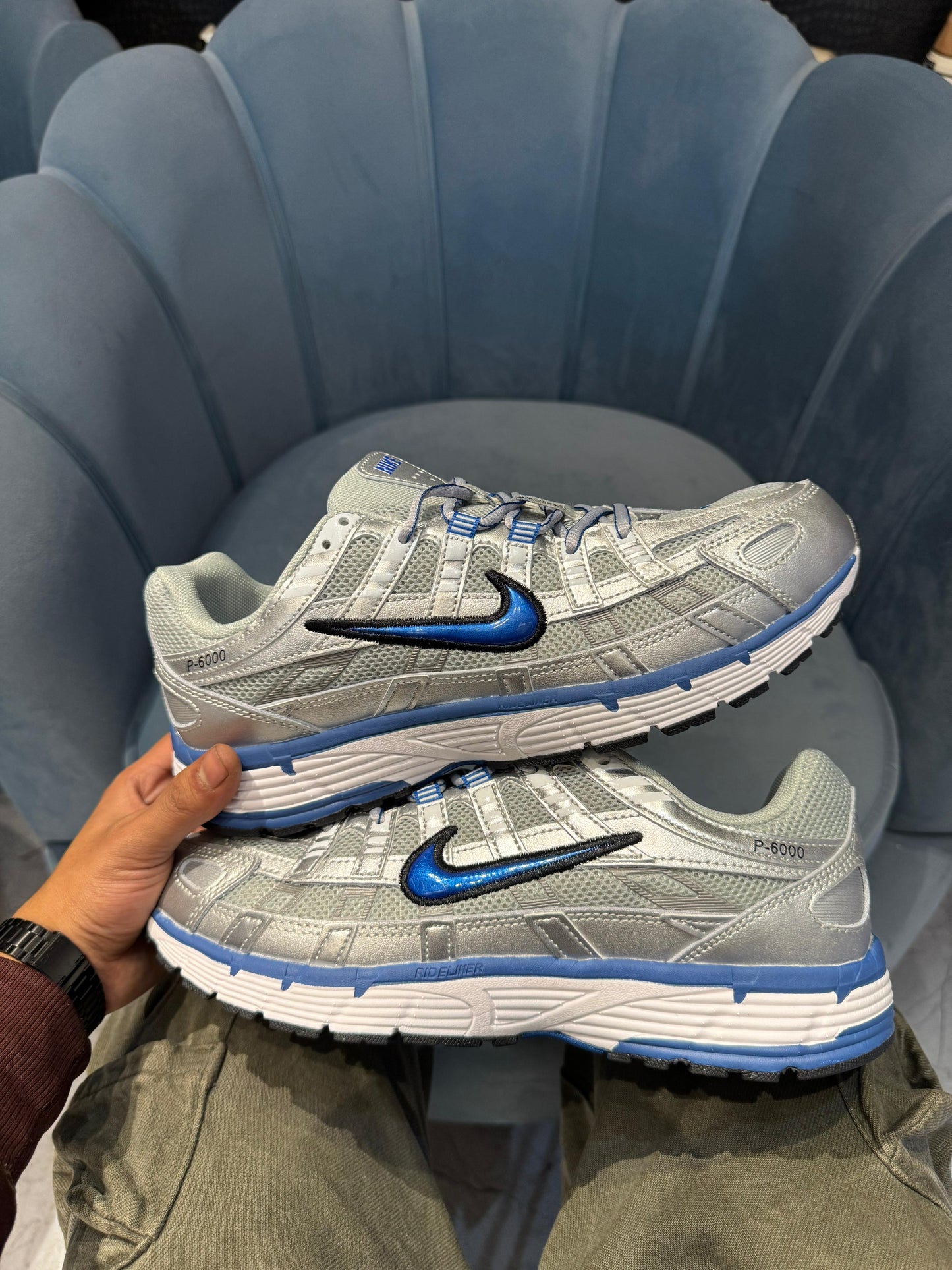 Nike P-6000 trainer laser blue