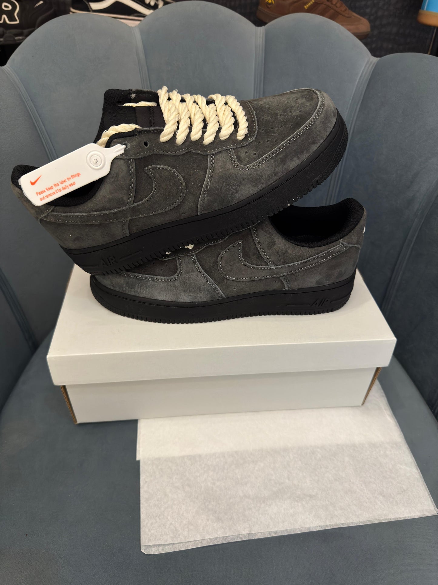 Nike airforce charcoal grey bigbang
