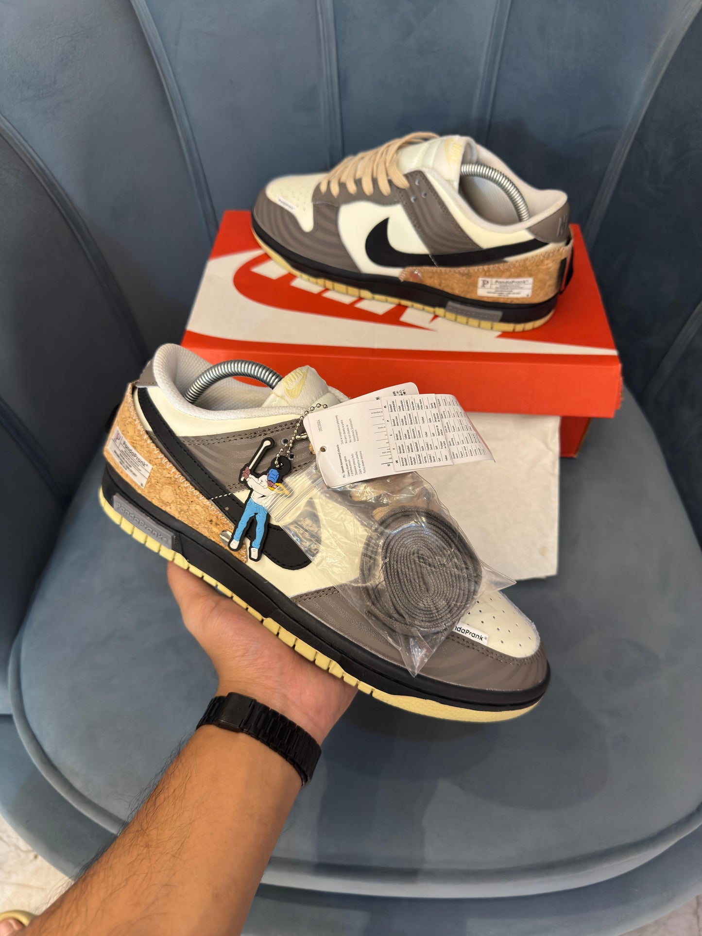 Nike sb dunk pandaprank cacao