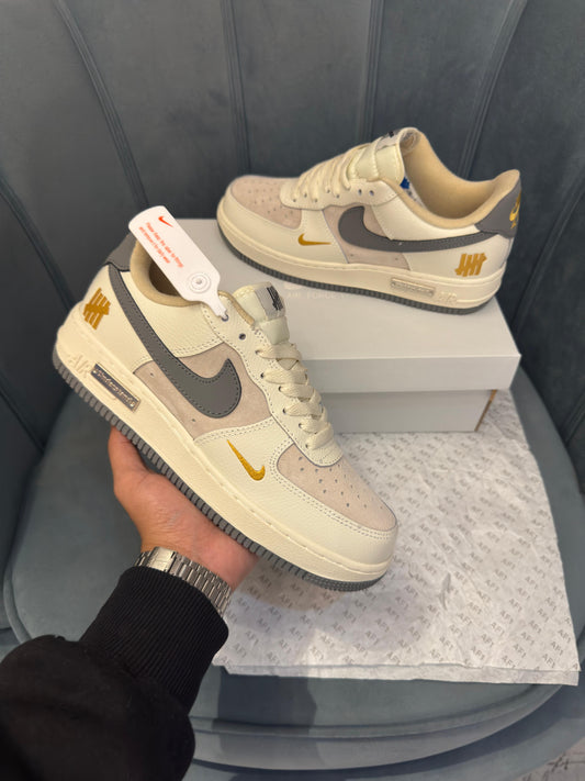 Nike airforce custom beige understand undefeated