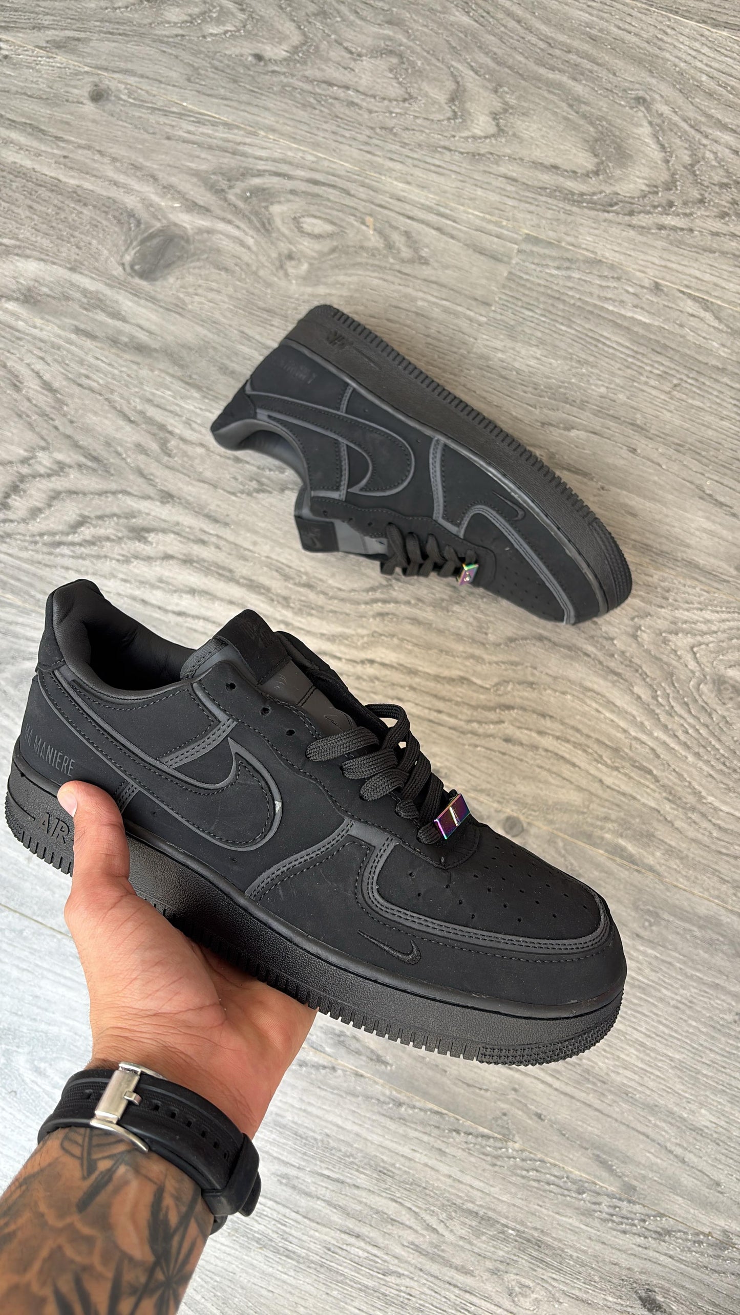 Nike airforce all originals black