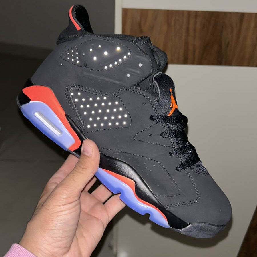 Nike air Jordan 6 black red