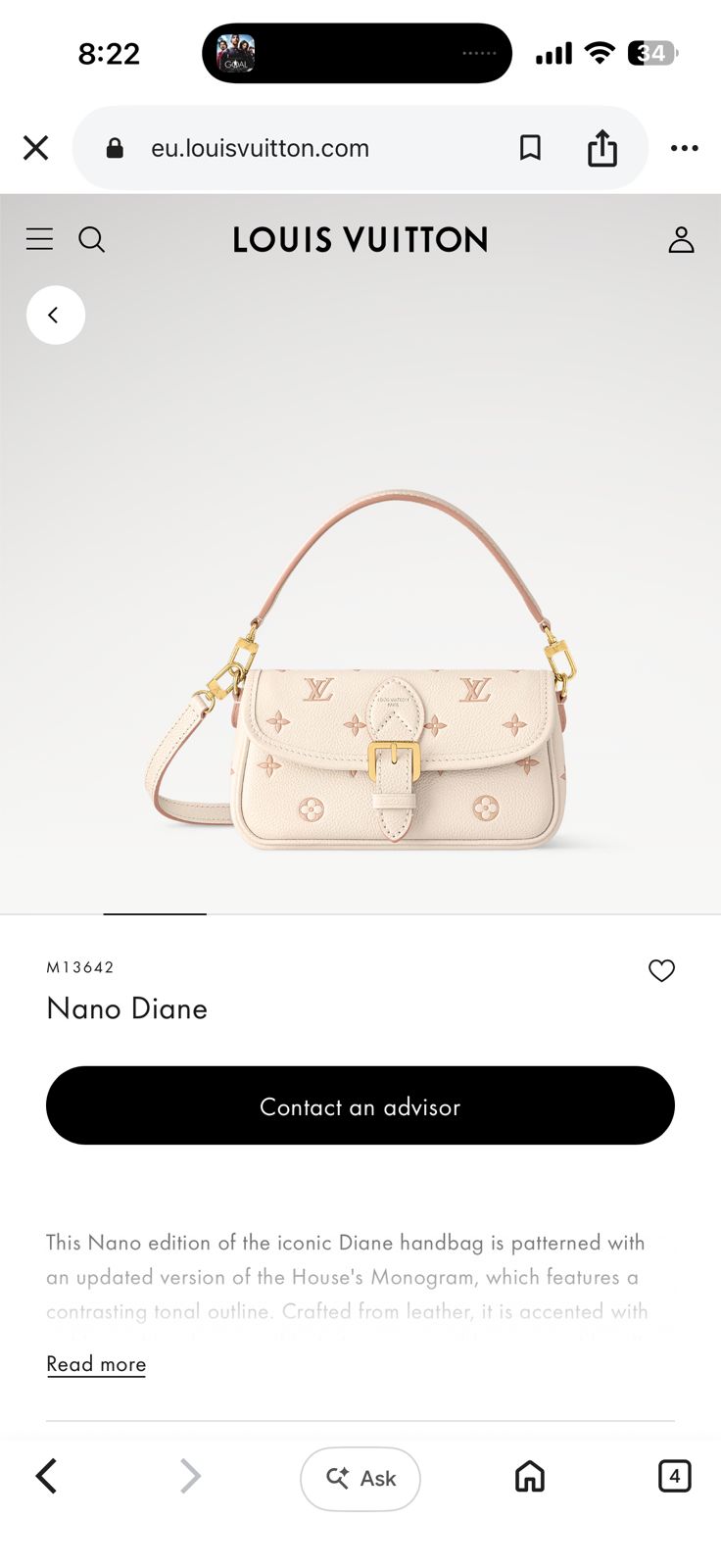 Louis vuitton diane