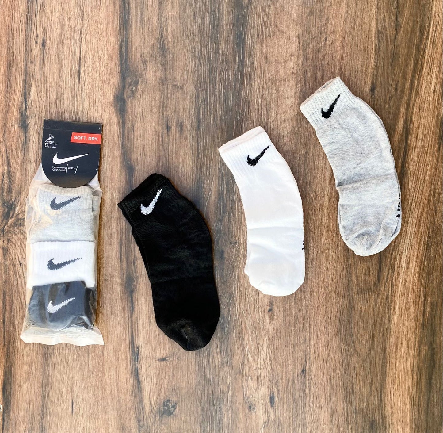 9 pair mixed brand socks