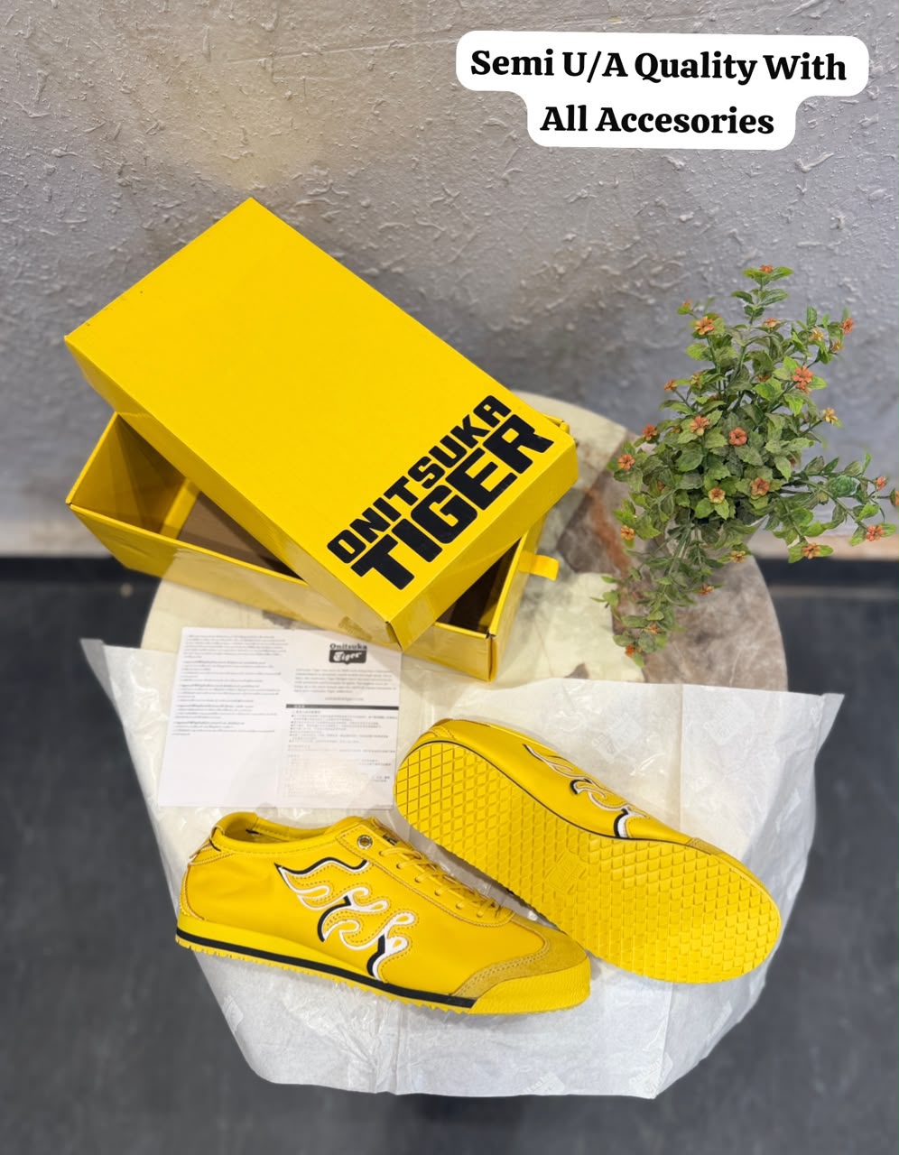 Onitsuka tiger sd fire yellow