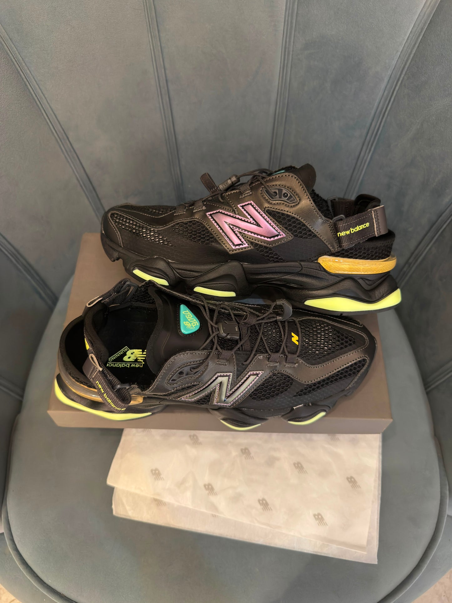 New balance 9060 summer black neon