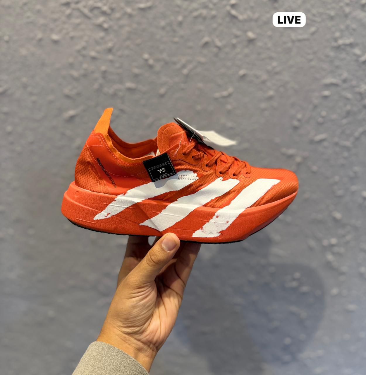 Adidas adios pro 4 y3 red white