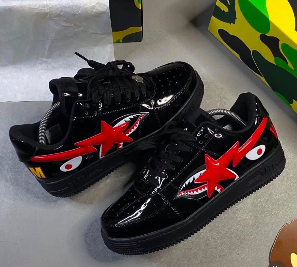 A Bathing ape bape sta os black red