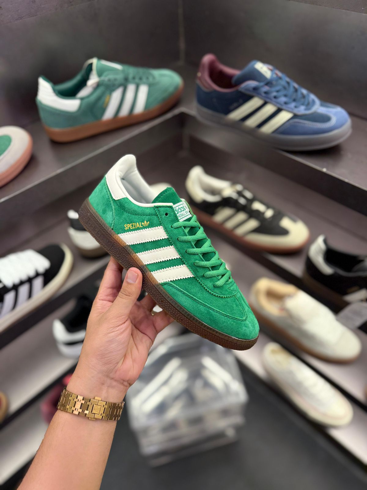 Adidas samba originals handball spezial green