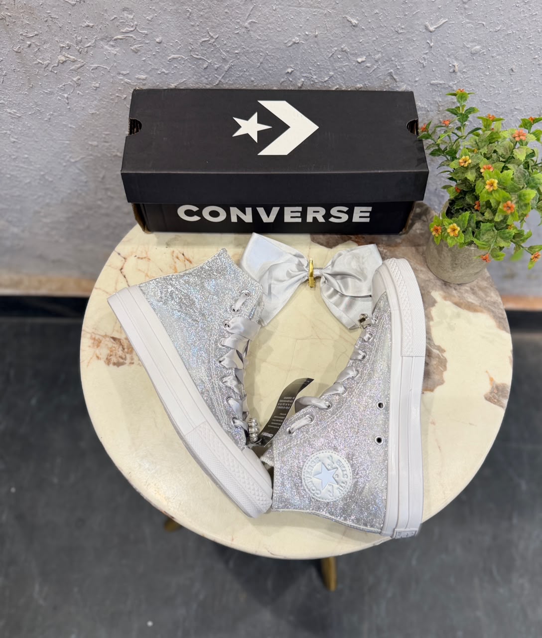 Converse chuck 70 mid metallic silver