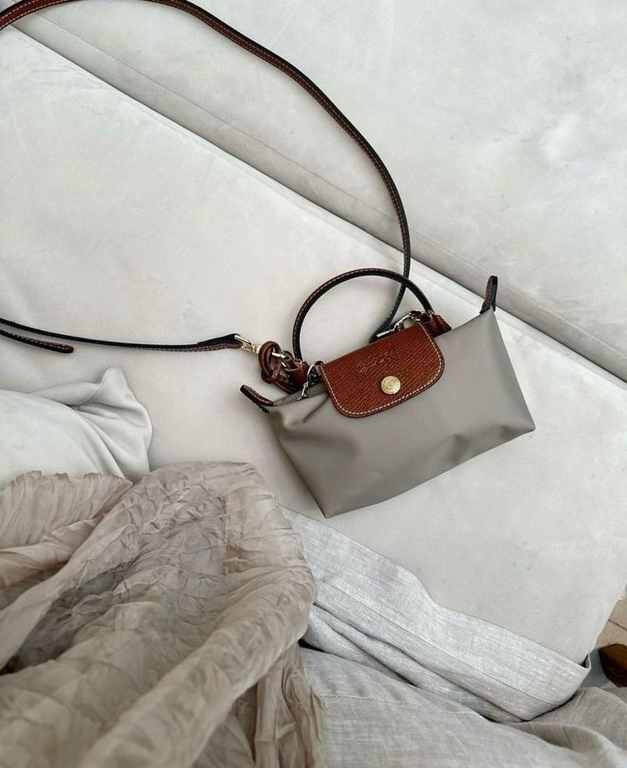 Long champ le pilage mini crossbody bag