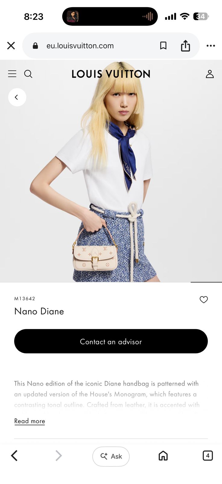 Louis vuitton diane
