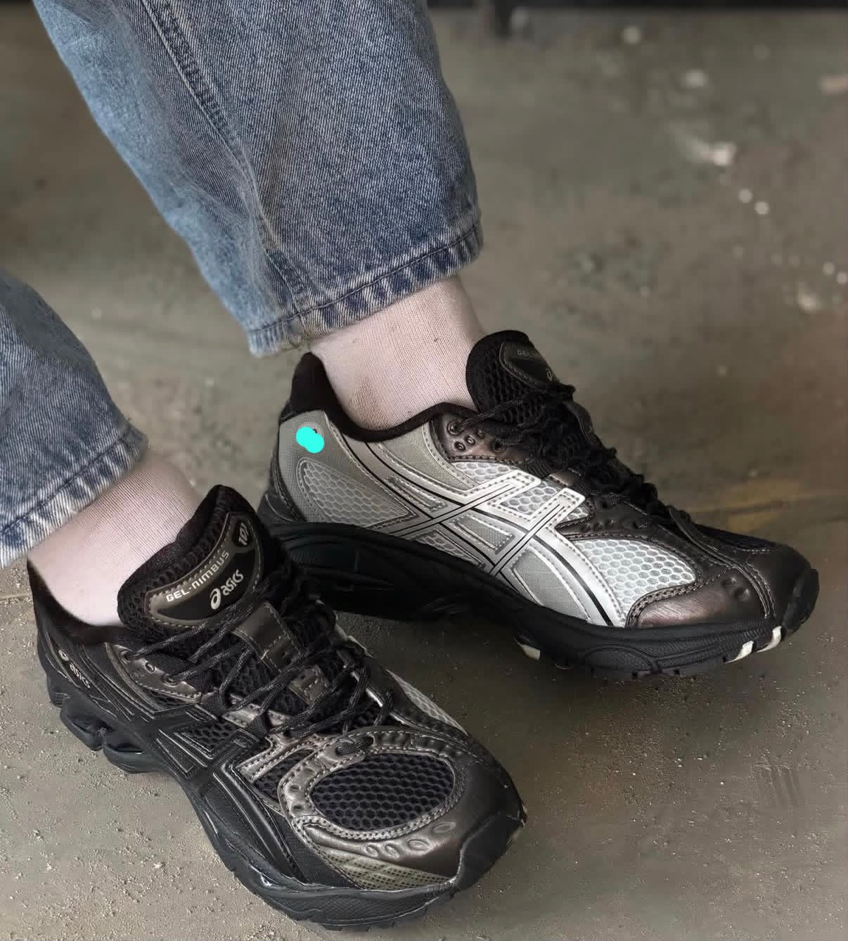 Asics nimbus 10.1 black silver
