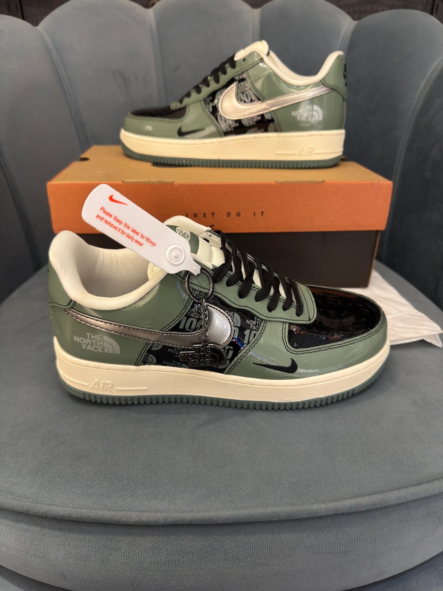 Nike airforce custom x north face