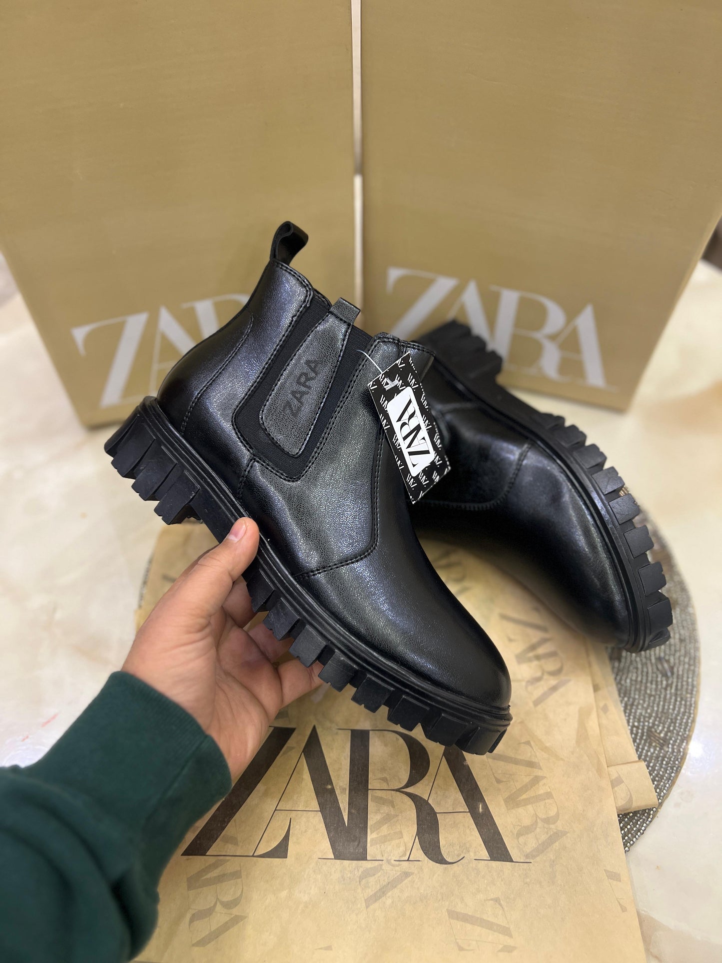 Zara chelsea boots