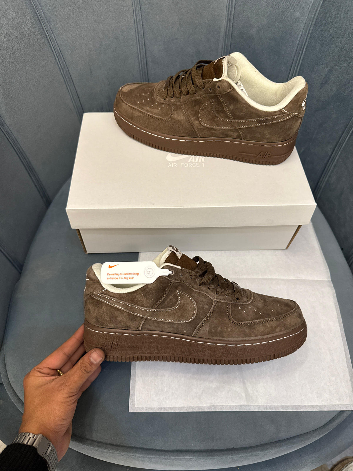 Nike airforce 1 cacao wow