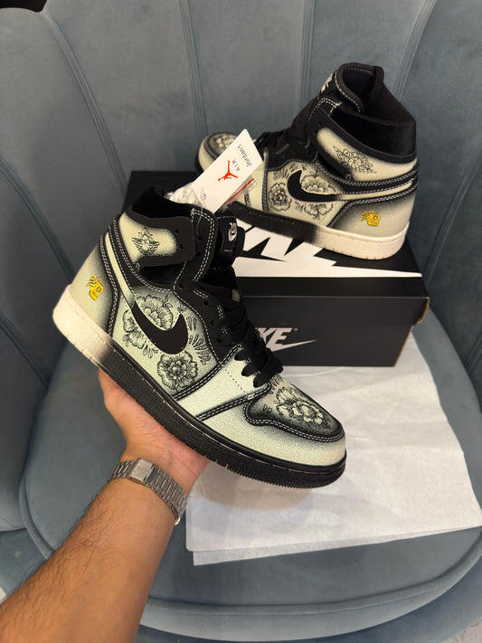 Nike air jordan retro 1 high zoom cmft 2 dia de muertos