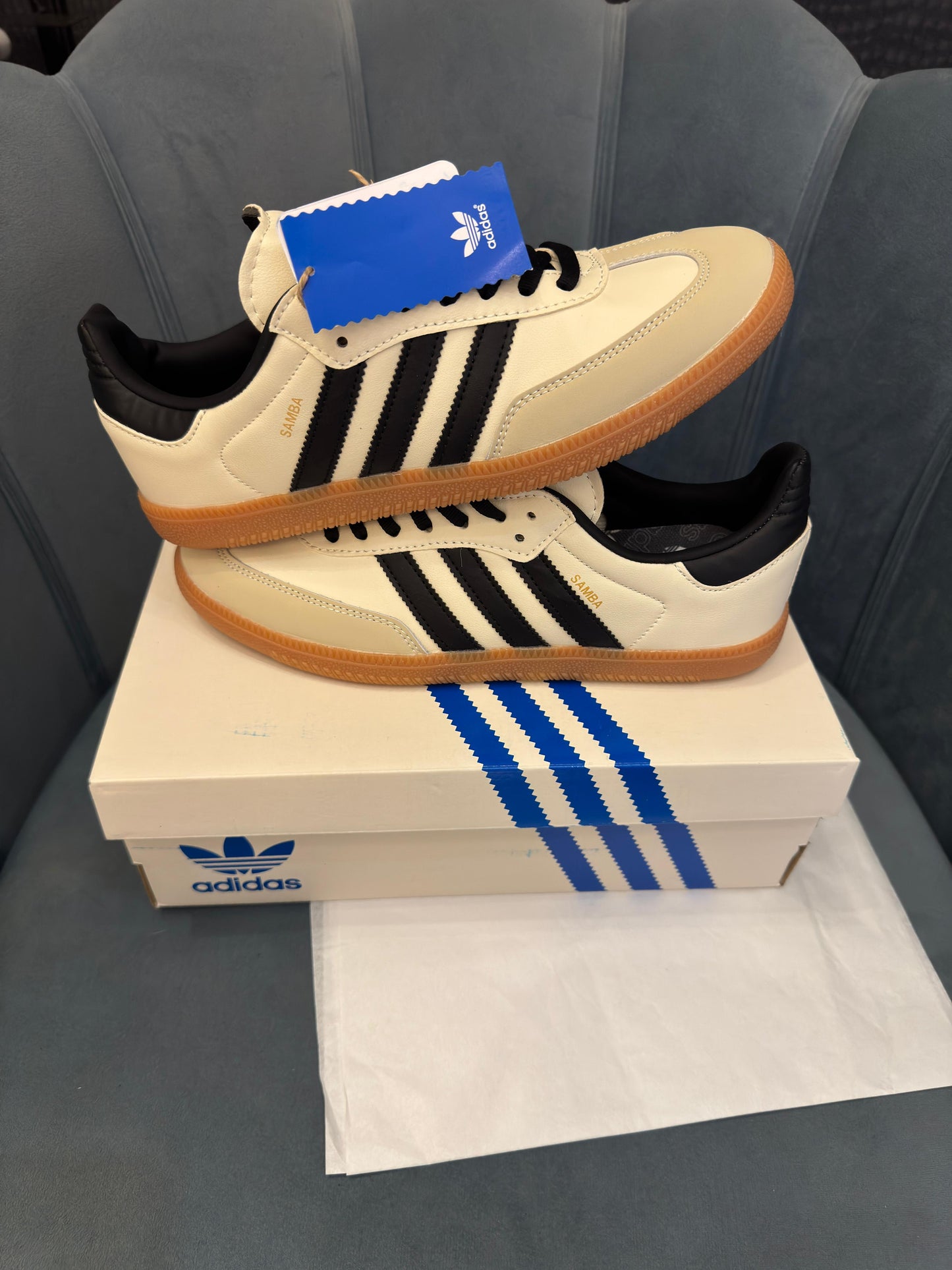 Adidas samba og cream white sand strata