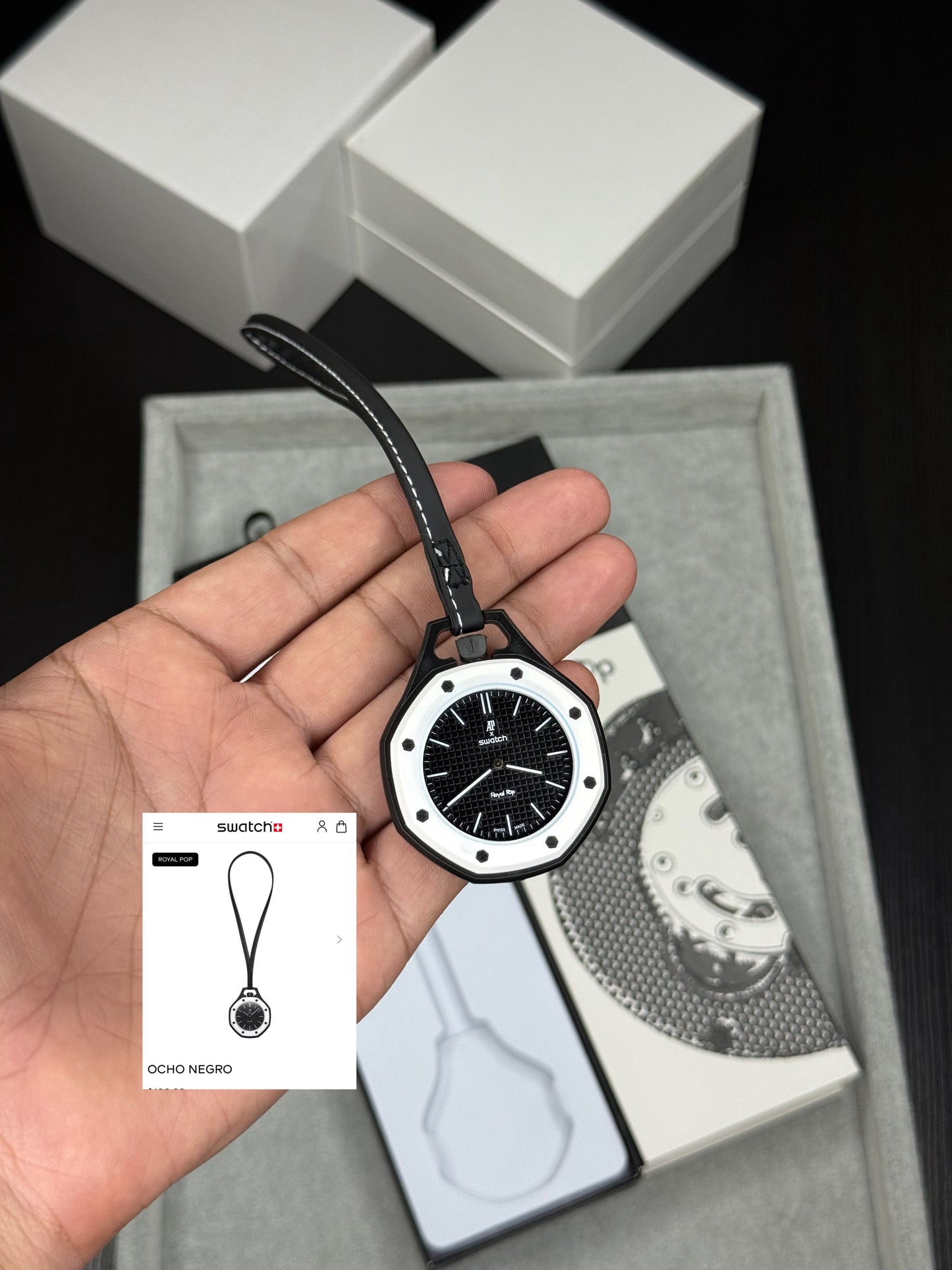 Ap x swatch royal pop