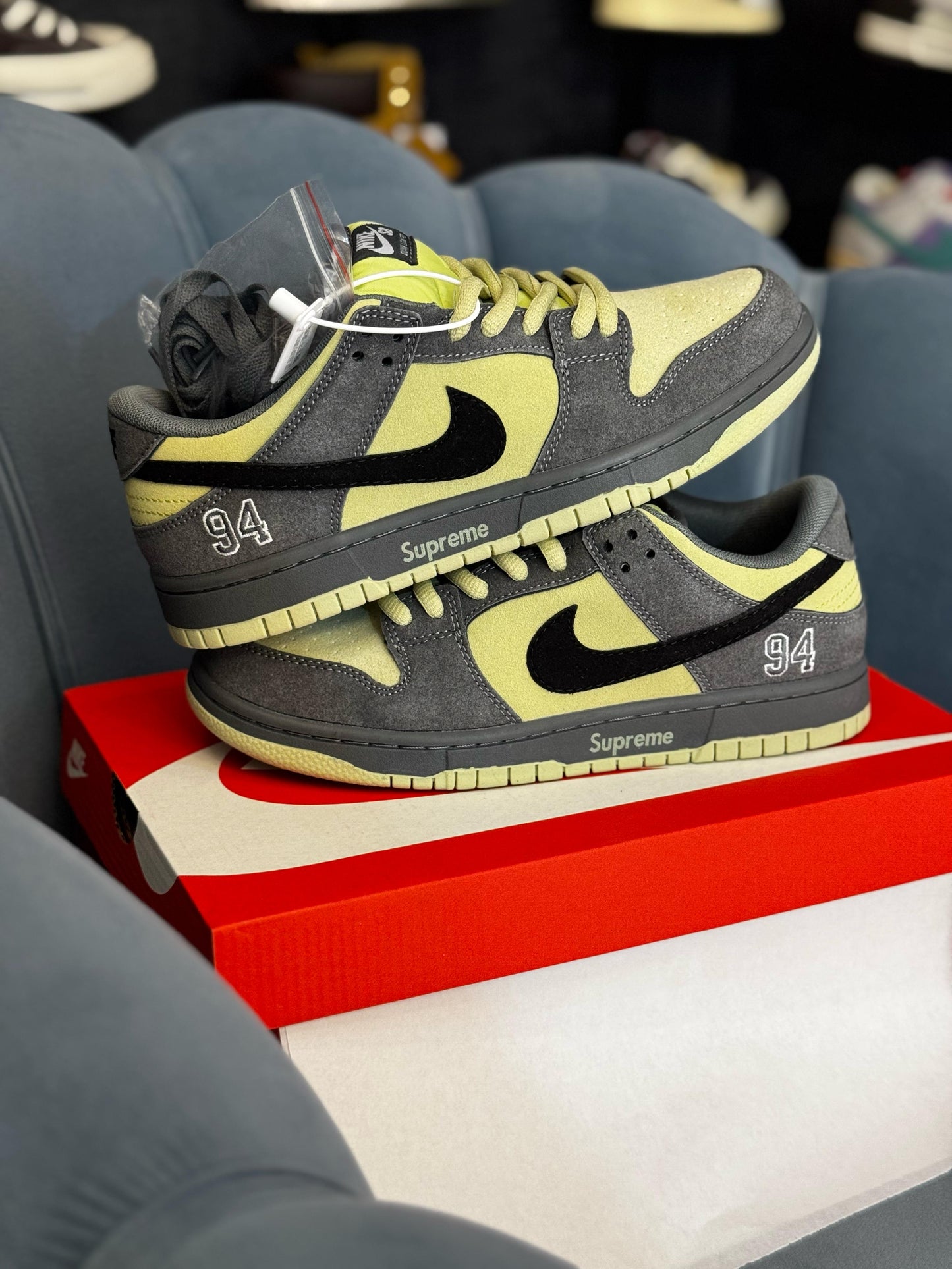 Nike sb dunk supreme 94 camper green