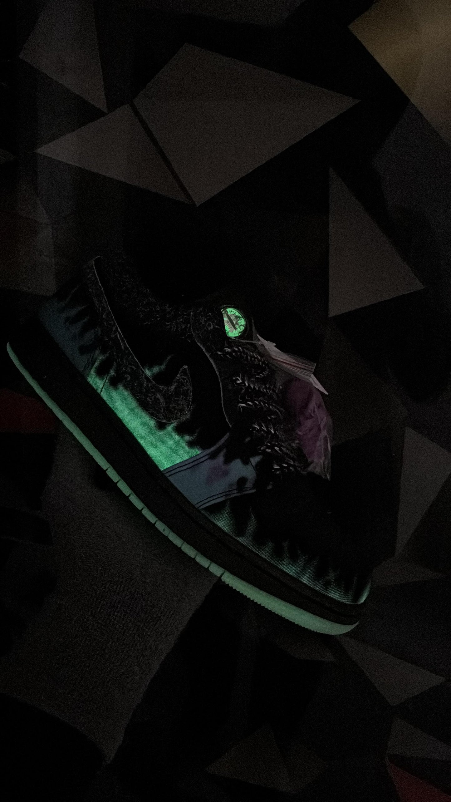 Nike Air jordan 1 low fortune fly glow in dark
