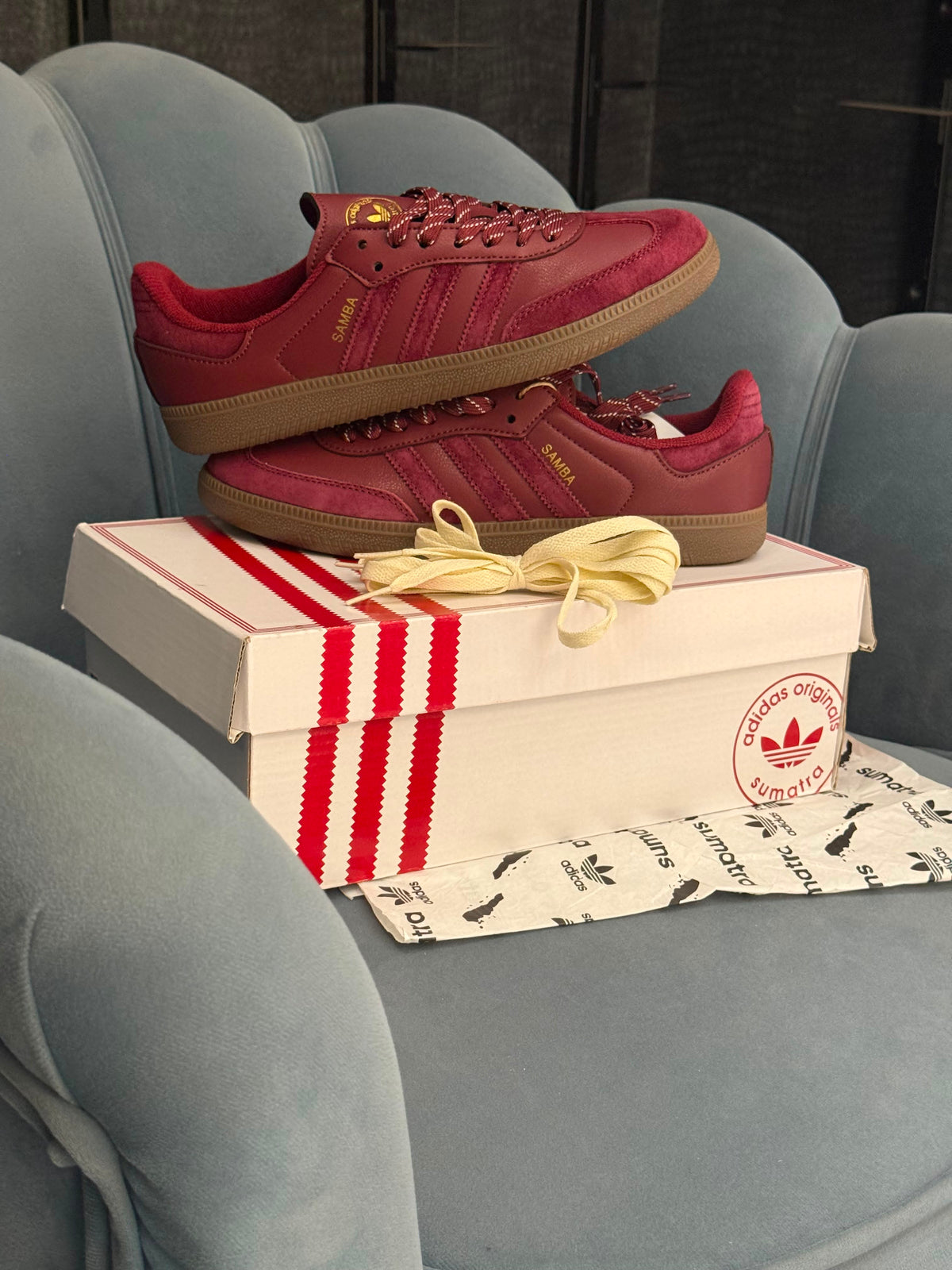 Adidas samba maroon sumatra