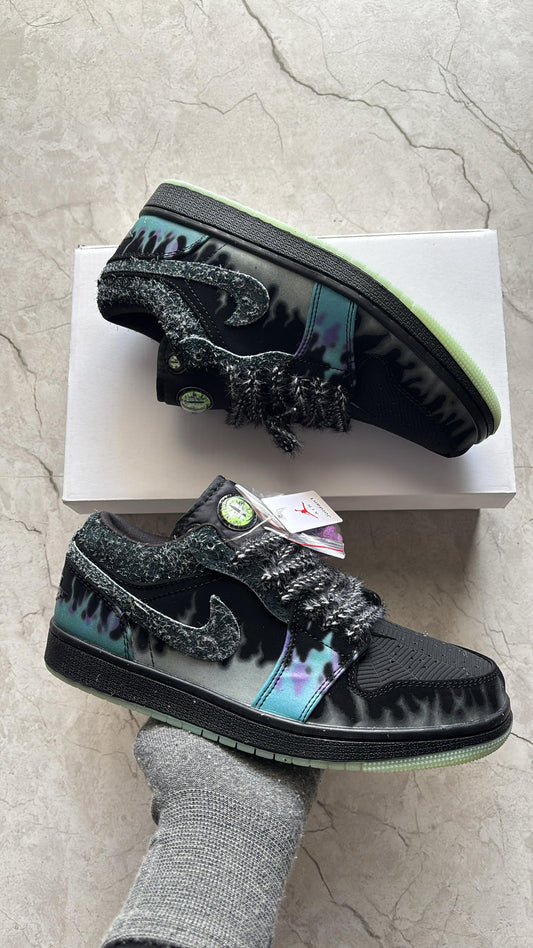 Nike Air jordan 1 low fortune fly glow in dark