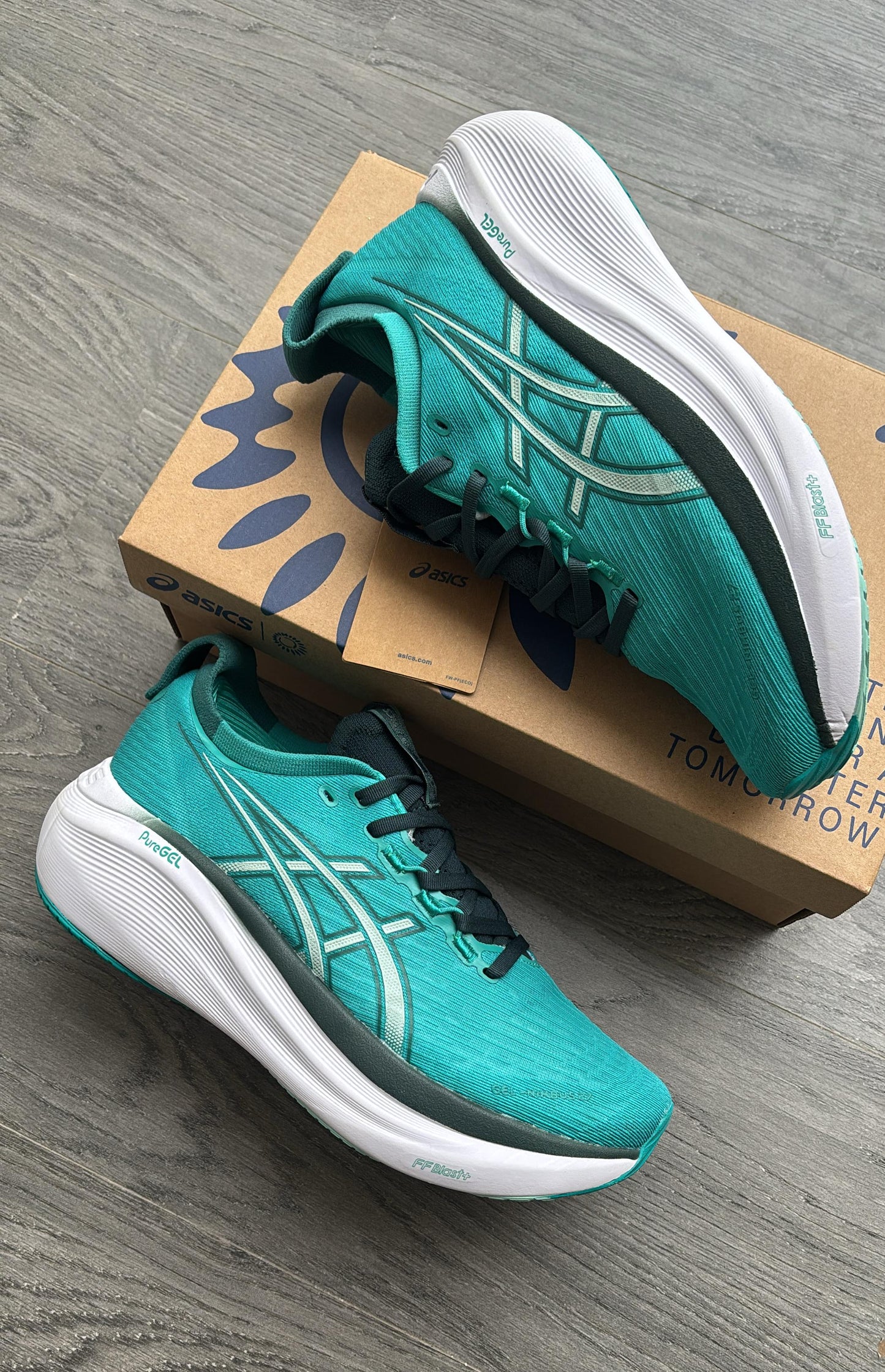 Asics nimbus 27 and glidermax