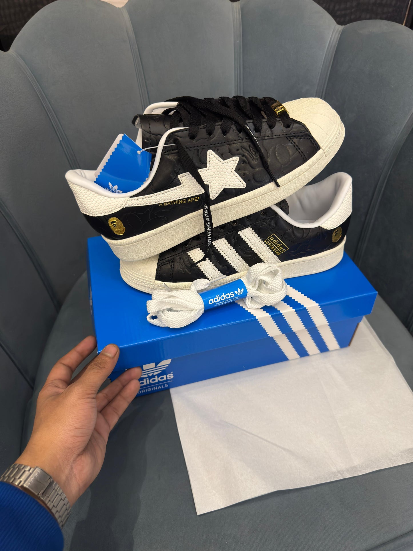 Adidas superstar x bape