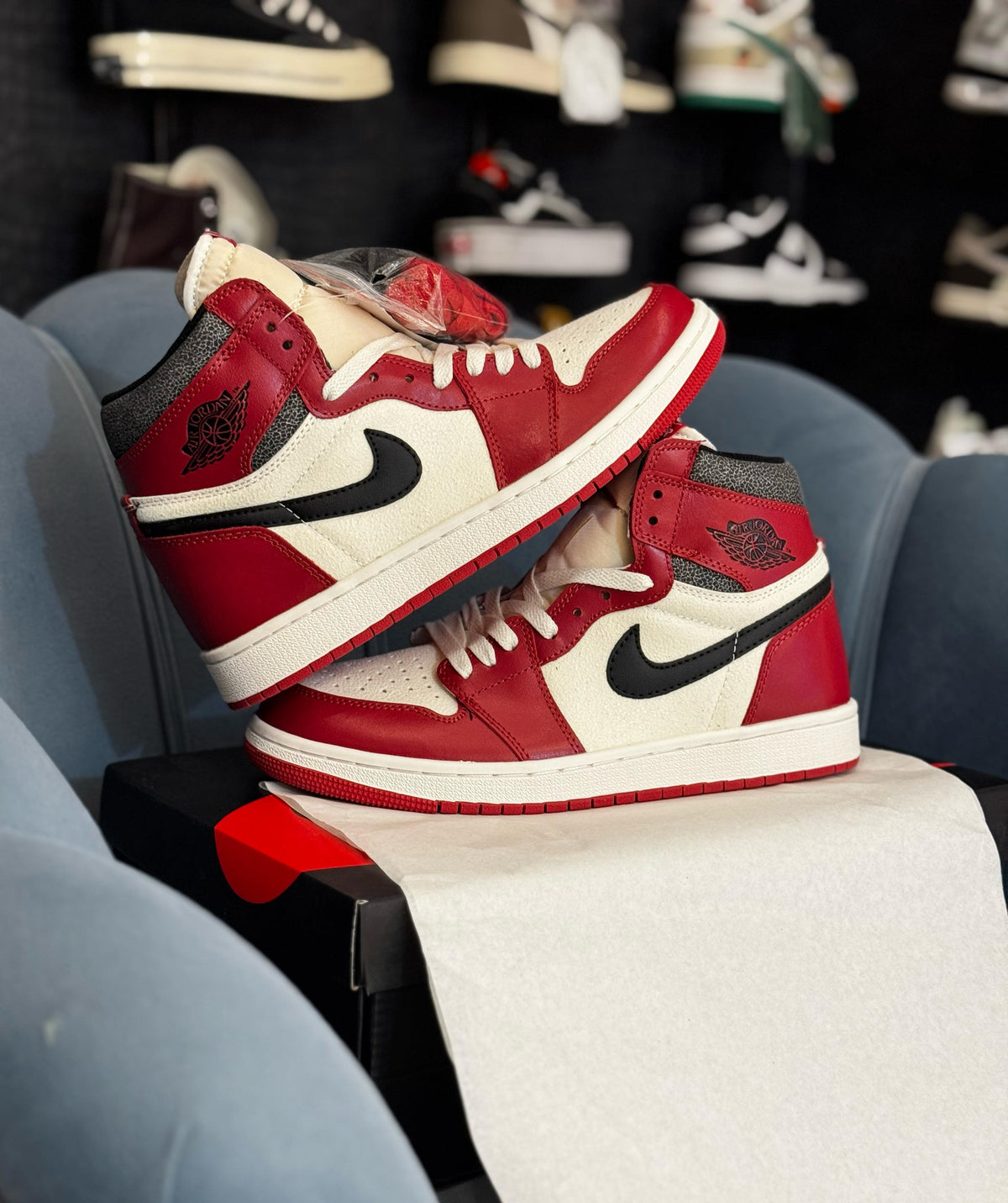 Nike air jordan 1s lost and found