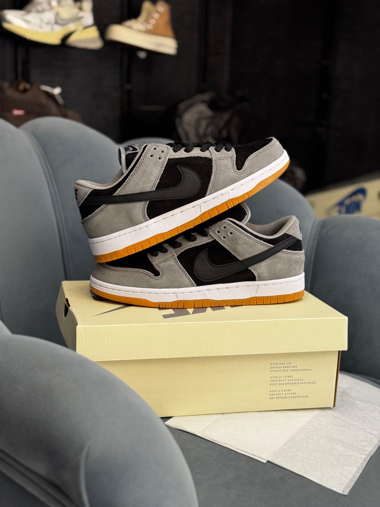 Nike sb dunk dark smoke grey