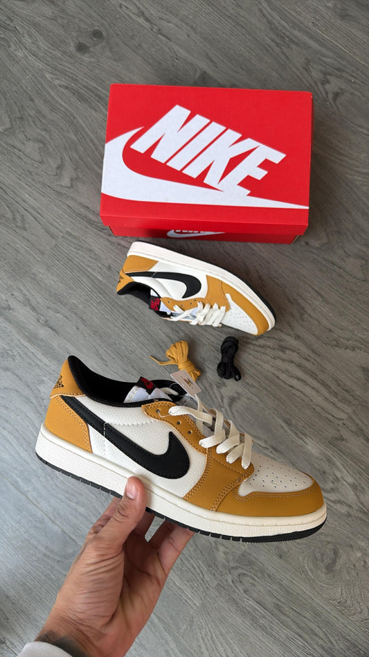 Nike air jordan cut low mustard
