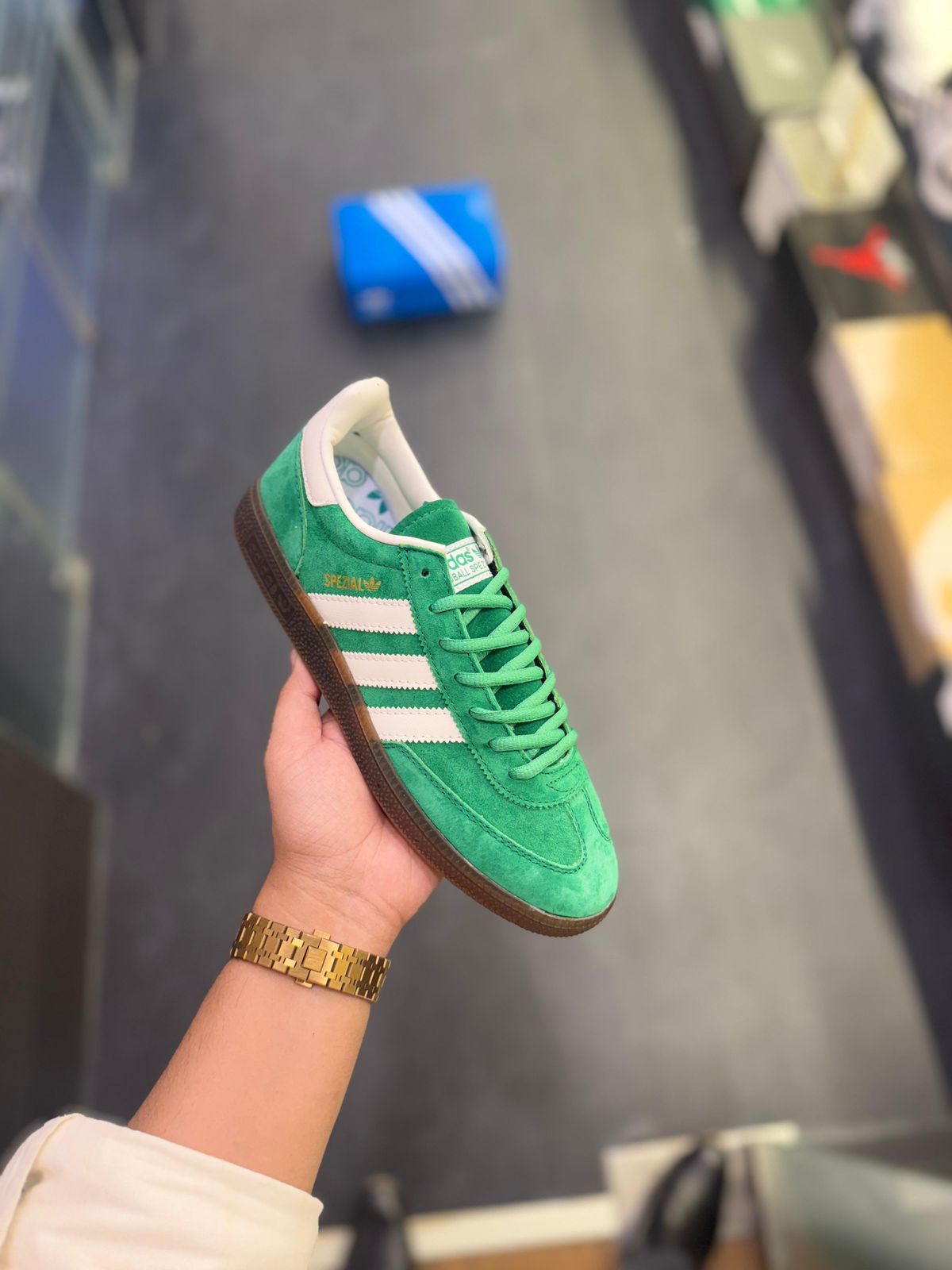 Adidas samba originals handball spezial green