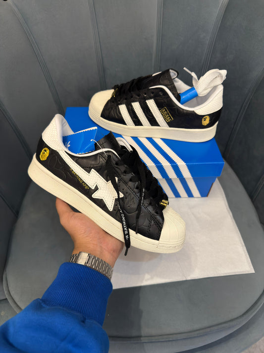 Adidas superstar x bape