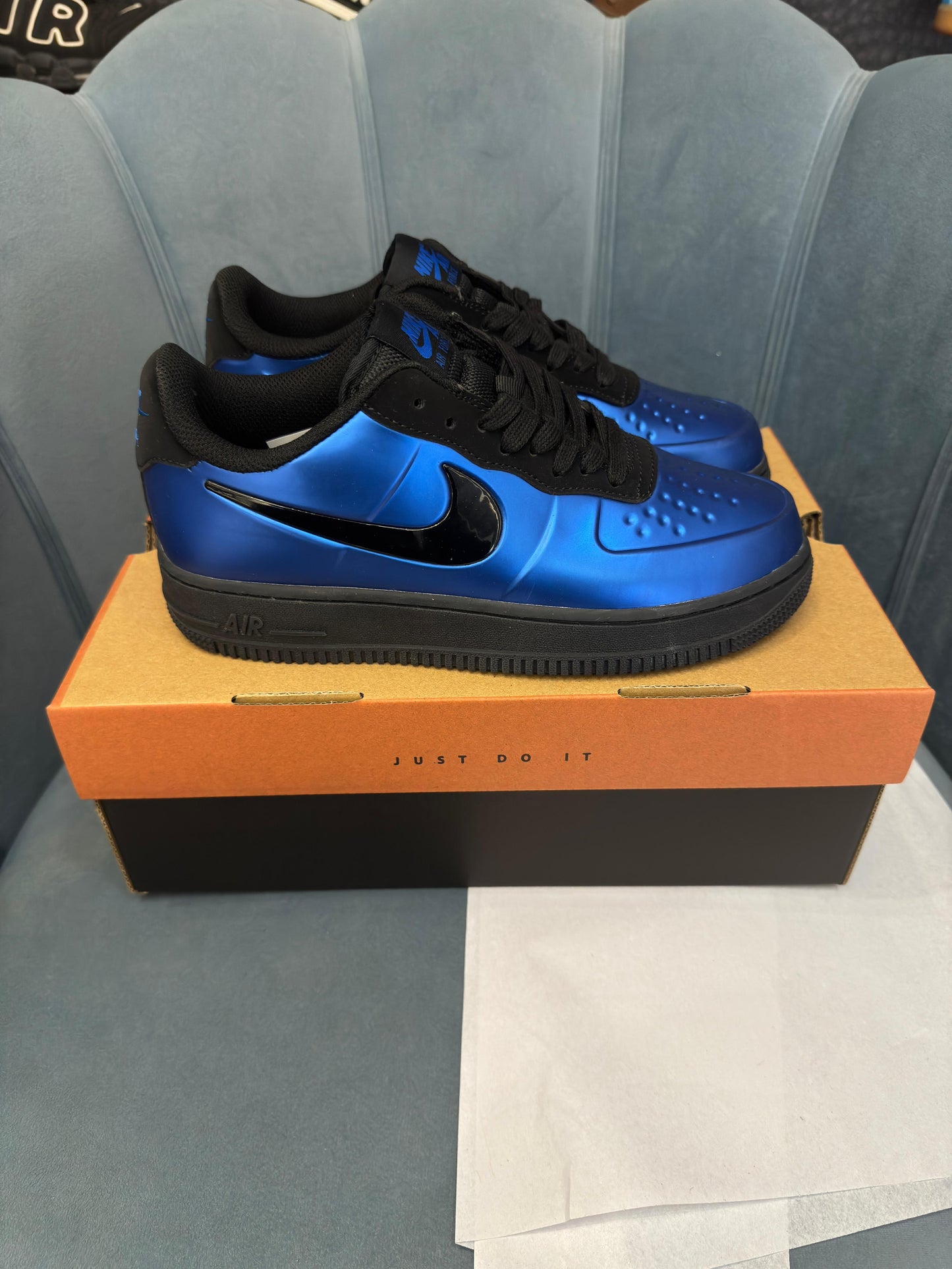 Nike airforce foamposite pro royal blue