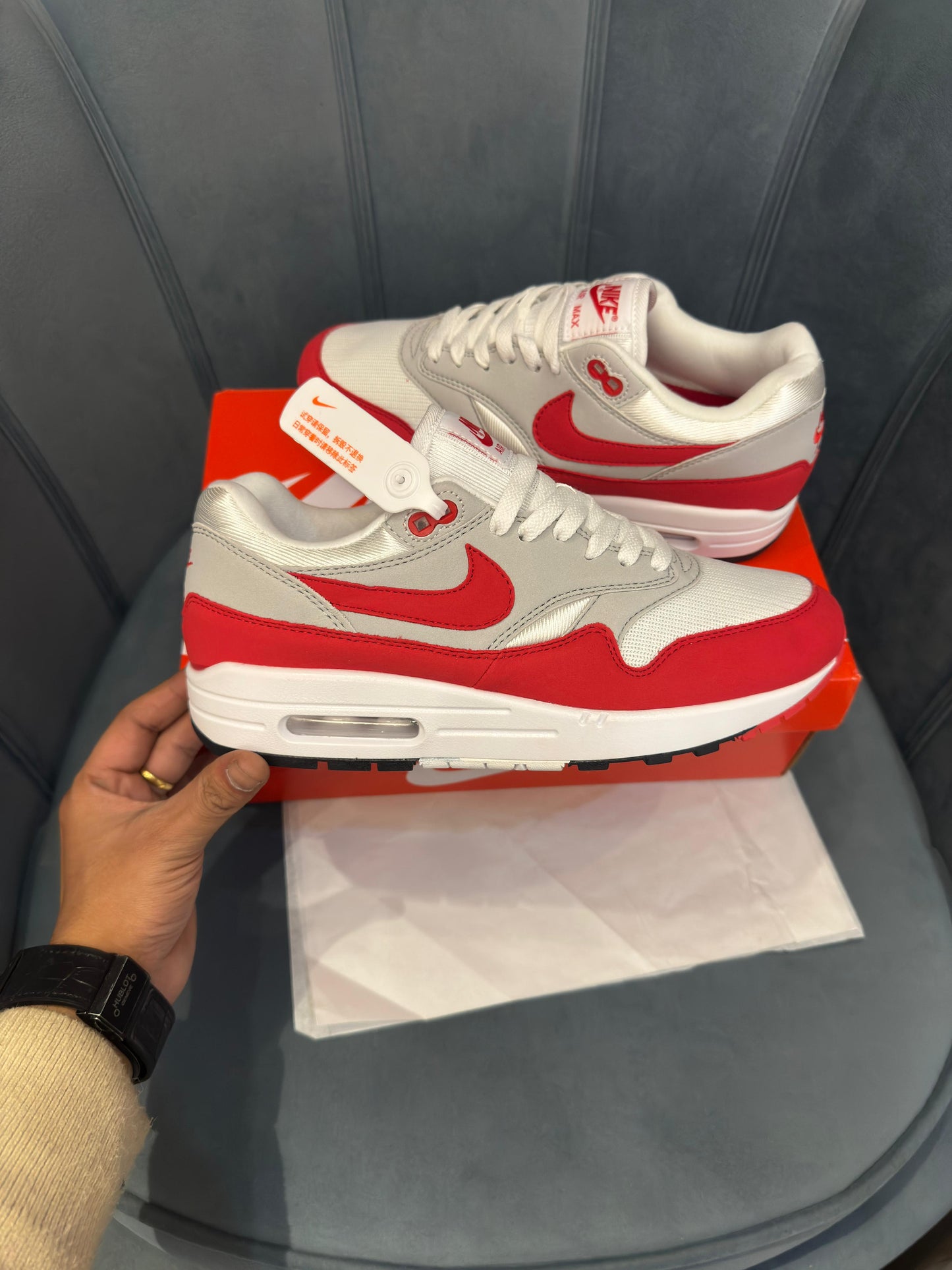 Nike airmax 1 86 big bubble royal red