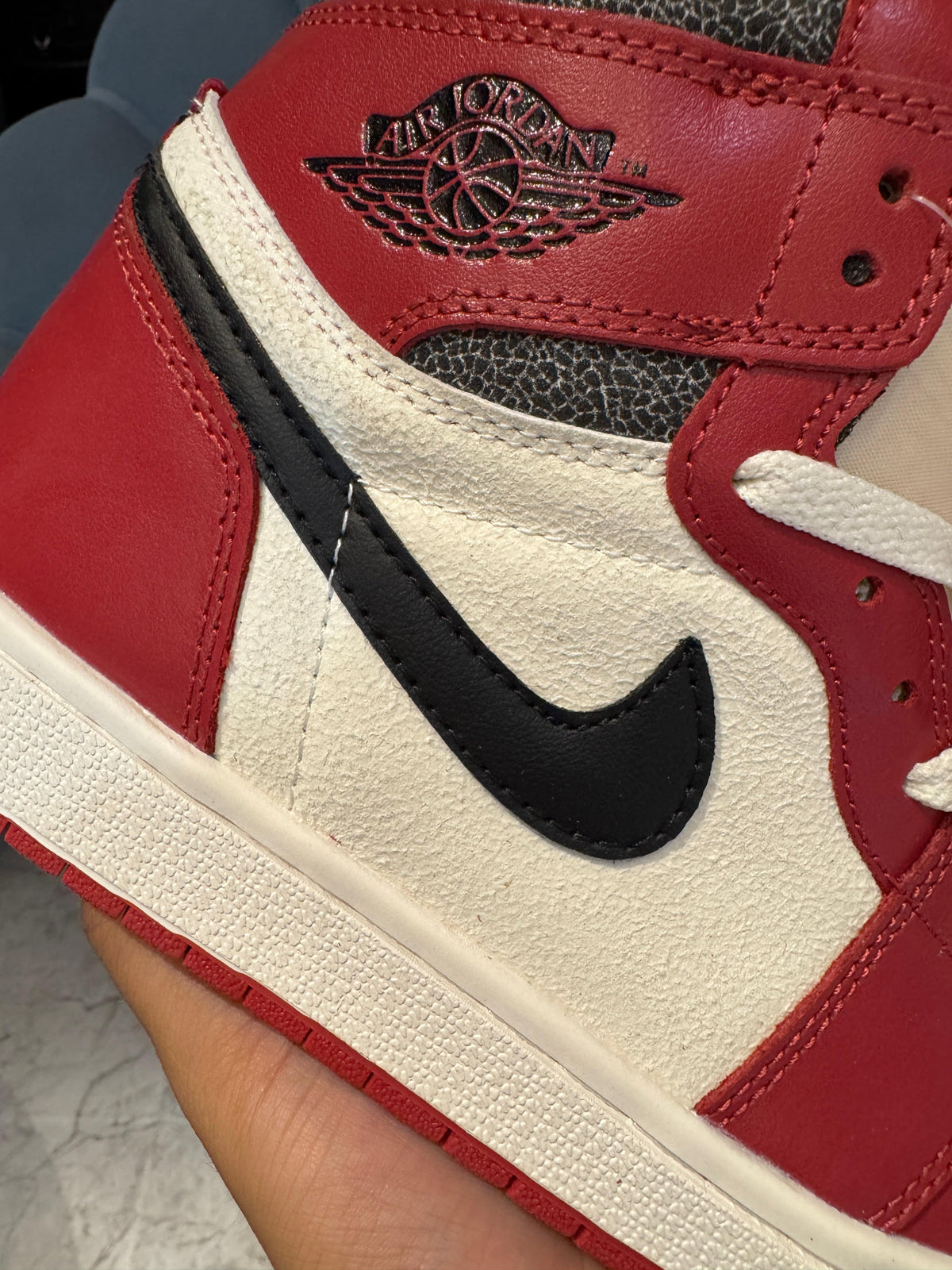 Nike air jordan 1s lost and found