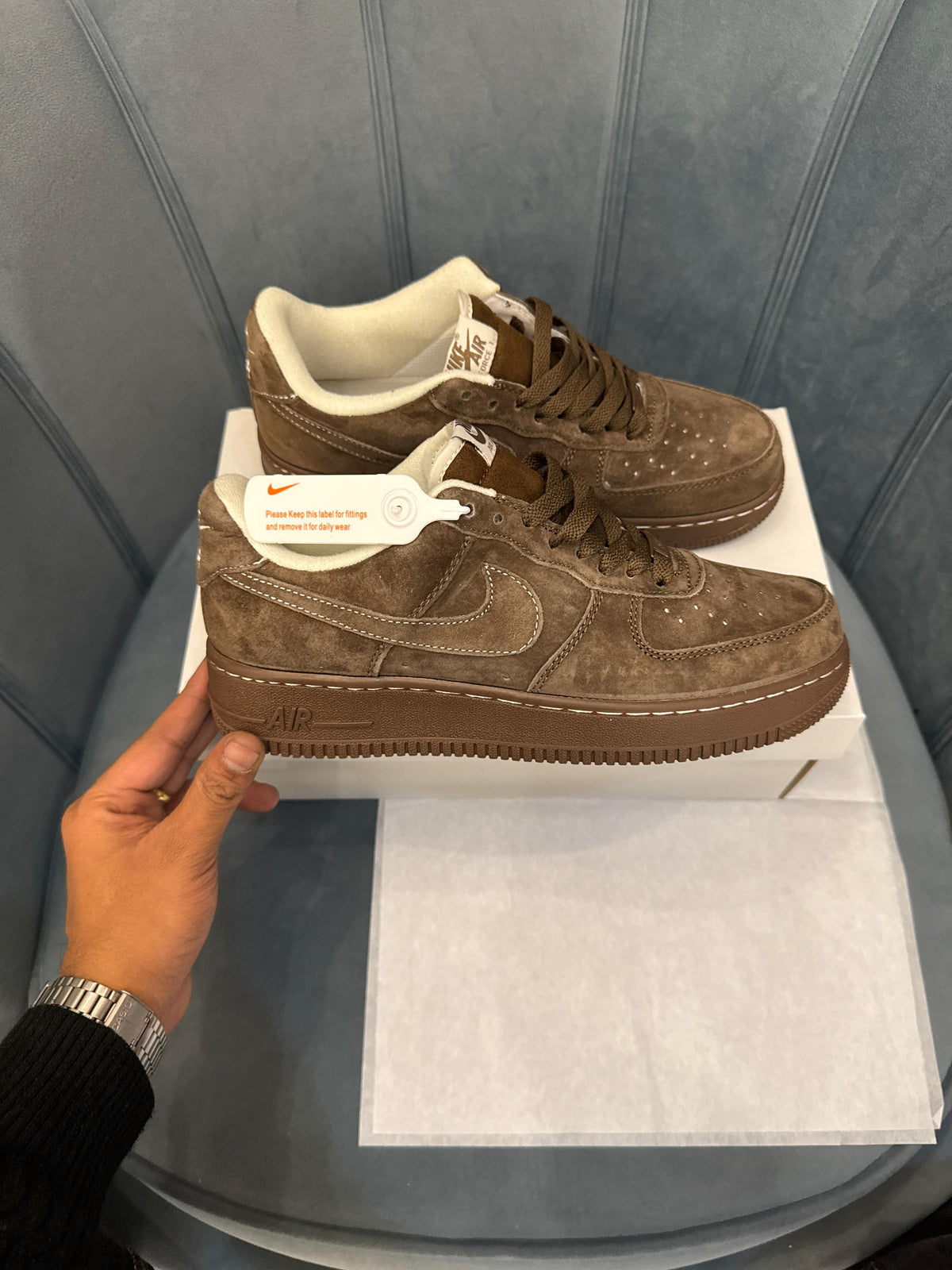 Nike airforce 1 cacao wow
