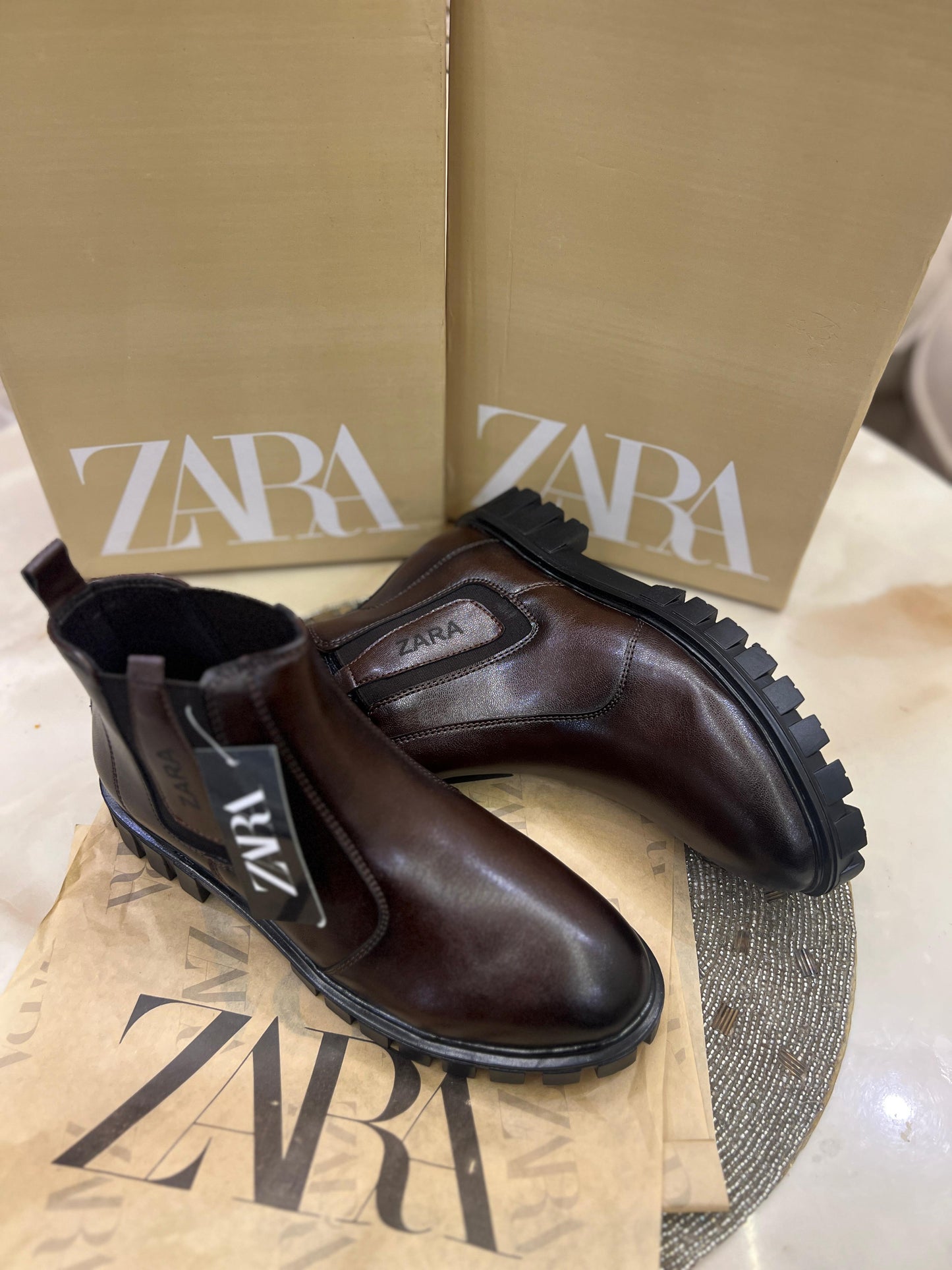 Zara chelsea boots
