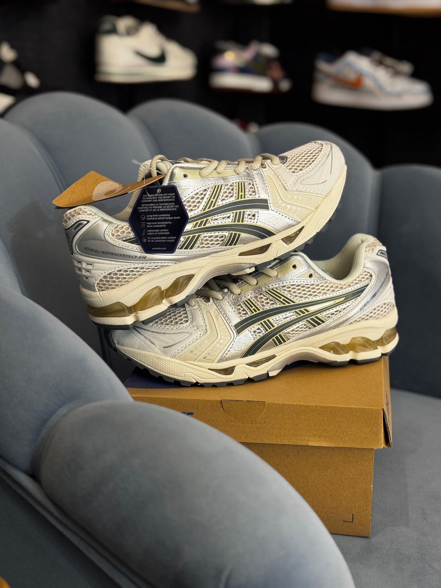 Asics gel kayano 14 white black